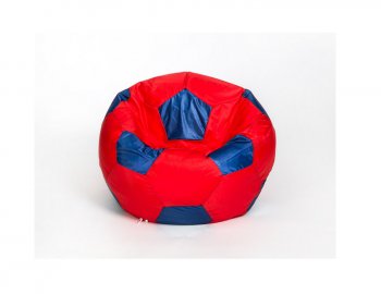 Кресло-мешок Мяч малый красно-синее в Губкинском - gubkinskiy.mebel-74.com | фото