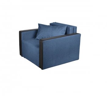 Кресло-кровать Милена с подлокотниками Синий в Губкинском - gubkinskiy.mebel-74.com | фото