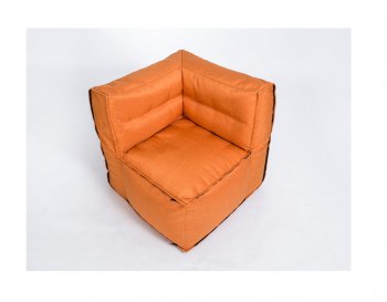 Модульное кресло Комфорт Колор угловое оранжевое в Губкинском - gubkinskiy.mebel-74.com | фото