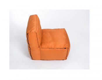 Модульное кресло Комфорт Колор прямое оранжевое в Губкинском - gubkinskiy.mebel-74.com | фото