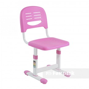 Комплект парта + стул трансформеры Cantare Pink в Губкинском - gubkinskiy.mebel-74.com | фото