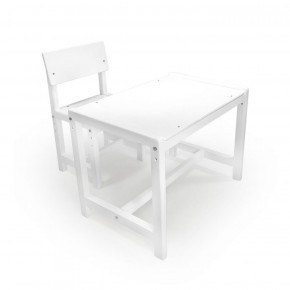Детский растущий комплект стол и стул Я САМ "Лофт" (Белый, Белый) в Губкинском - gubkinskiy.mebel-74.com | фото