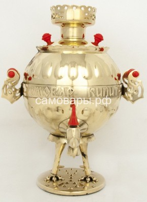 Электрический самовар "Петух на лапах" на 3 литра в Губкинском - gubkinskiy.mebel-74.com | фото
