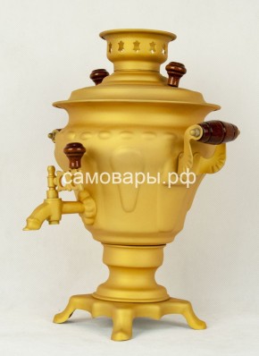 Электрический самовар "Русское золото" матовая груша на 2 литра (Ограниченная серия) в Губкинском - gubkinskiy.mebel-74.com | фото