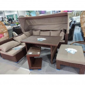 Комплект мебели с диваном AFM-320B-T320 Brown в Губкинском - gubkinskiy.mebel-74.com | фото