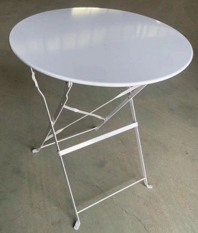 Комплект садовой мебели OTS-001R (стол + 2 стула) металл в Губкинском - gubkinskiy.mebel-74.com | фото