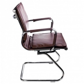 Кресло для посетителя Бюрократ CH-993-Low-V/Brown коричневый в Губкинском - gubkinskiy.mebel-74.com | фото