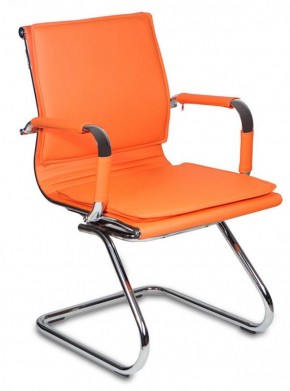 Кресло для посетителя Бюрократ CH-993-Low-V/orange оранжевый в Губкинском - gubkinskiy.mebel-74.com | фото
