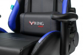 Кресло игровое Бюрократ VIKING 5 AERO BLUE черный/синий в Губкинском - gubkinskiy.mebel-74.com | фото