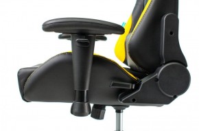 Кресло игровое Бюрократ VIKING 5 AERO YELLOW черный/желтый в Губкинском - gubkinskiy.mebel-74.com | фото