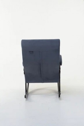 Кресло-качалка КОРСИКА 34-Т-AN (темно-синий) в Губкинском - gubkinskiy.mebel-74.com | фото