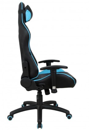Кресло компьютерное BRABIX "GT Master GM-110" (черное/голубое) 531928 в Губкинском - gubkinskiy.mebel-74.com | фото