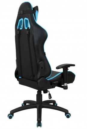 Кресло компьютерное BRABIX "GT Master GM-110" (черное/голубое) 531928 в Губкинском - gubkinskiy.mebel-74.com | фото