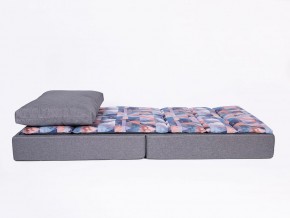 Кресло-кровать бескаркасное Харви (коричневый-квадро беж) в Губкинском - gubkinskiy.mebel-74.com | фото