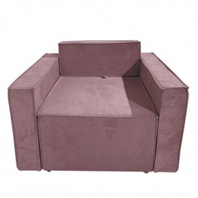 Кресло-кровать Принц КК1-ВР (велюр розовый) в Губкинском - gubkinskiy.mebel-74.com | фото