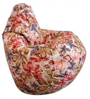 Кресло-мешок Цветы L в Губкинском - gubkinskiy.mebel-74.com | фото