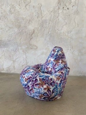 Кресло-мешок Цветы XXL в Губкинском - gubkinskiy.mebel-74.com | фото