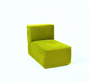 Кресло-модуль бескаркасное Тетрис 30 (Зеленый) в Губкинском - gubkinskiy.mebel-74.com | фото