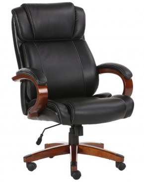 Кресло офисное BRABIX PREMIUM "Magnum EX-701" (дерево, рециклированная кожа, черное) 531827 в Губкинском - gubkinskiy.mebel-74.com | фото