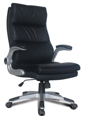 Кресло офисное BRABIX "Fregat EX-510" (рециклированная кожа, черное) 530863 в Губкинском - gubkinskiy.mebel-74.com | фото