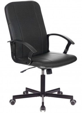 Кресло офисное BRABIX "Simple EX-521" (экокожа, черное) 532103 в Губкинском - gubkinskiy.mebel-74.com | фото