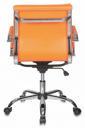 Кресло руководителя Бюрократ CH-993-LOW/ORANGE оранжевый в Губкинском - gubkinskiy.mebel-74.com | фото