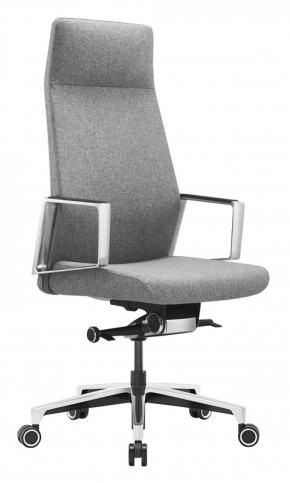 Кресло руководителя Бюрократ _JONS/CASHGREY серый в Губкинском - gubkinskiy.mebel-74.com | фото