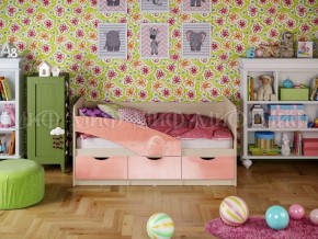 Кровать Бабочки (Розовый металлик) 1600 в Губкинском - gubkinskiy.mebel-74.com | фото
