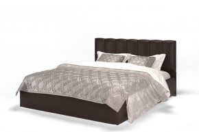 Кровать Элен 1600 + основание с ПМ (Лесмо brown) коричневый в Губкинском - gubkinskiy.mebel-74.com | фото