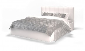Кровать Элен 1600 + основание с ПМ (Vega white) белый в Губкинском - gubkinskiy.mebel-74.com | фото