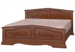 ЕЛЕНА Кровать из массива 1200 (Орех) в Губкинском - gubkinskiy.mebel-74.com | фото