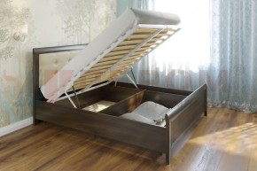 Кровать КР-1033 с мягким изголовьем в Губкинском - gubkinskiy.mebel-74.com | фото
