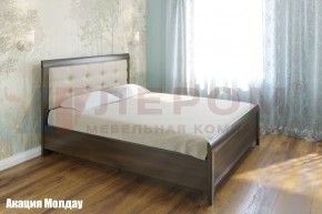Кровать КР-1034 с мягким изголовьем в Губкинском - gubkinskiy.mebel-74.com | фото