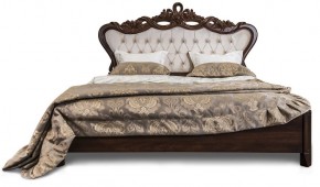 Кровать с мягким изголовьем Афина 1600 (караваджо) в Губкинском - gubkinskiy.mebel-74.com | фото