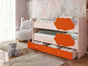 Кровать выкатная Соник на щитах (800*1600) с бортиком + ящик в Губкинском - gubkinskiy.mebel-74.com | фото