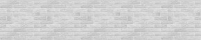 Кухонный фартук 610х3000х1,5 (композит) КМ Кирпич серый в Губкинском - gubkinskiy.mebel-74.com | фото