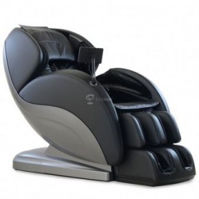 Массажное кресло PS6500 черно-серебряное в Губкинском - gubkinskiy.mebel-74.com | фото