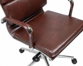 Офисное кресло для руководителей DOBRIN ARNOLD LMR-103F коричневый в Губкинском - gubkinskiy.mebel-74.com | фото