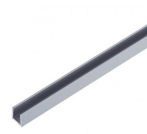 Планка торцевая "П" 4 мм для стеновой панели (алюминий) в Губкинском - gubkinskiy.mebel-74.com | фото