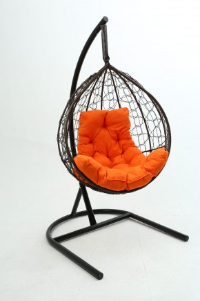 Подвесное кресло Бароло (коричневый/оранжевый) в Губкинском - gubkinskiy.mebel-74.com | фото