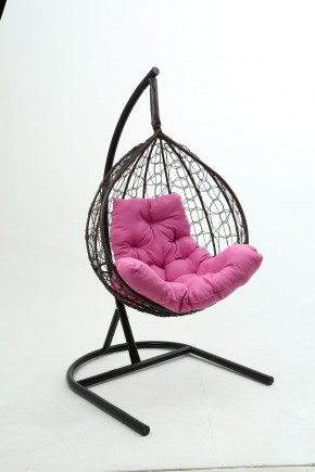 Подвесное кресло Бароло (коричневый/розовый) в Губкинском - gubkinskiy.mebel-74.com | фото
