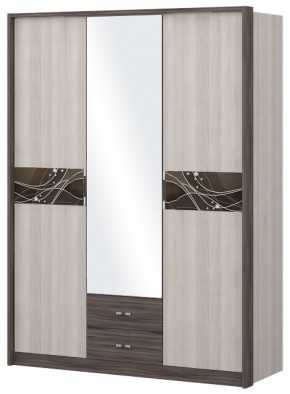 Шкаф 3-х дверный с зеркалом Шк68.2 МС Николь в Губкинском - gubkinskiy.mebel-74.com | фото