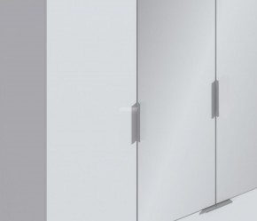 Шкаф 4х дверный с зеркалами Николь СБ-2595/1 (Белый) в Губкинском - gubkinskiy.mebel-74.com | фото
