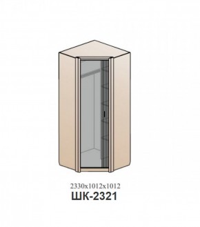 Шкаф ШЕР Дуб серый/айронвуд серебро (ШК-2321) в Губкинском - gubkinskiy.mebel-74.com | фото