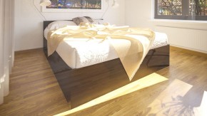 Стандарт Кровать 1600, цвет венге, ШхГхВ 163,5х203,5х70 см., сп.м. 1600х2000 мм., без матраса, основание есть в Губкинском - gubkinskiy.mebel-74.com | фото