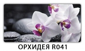 Стол Бриз с фотопечатью Цветы R044 в Губкинском - gubkinskiy.mebel-74.com | фото
