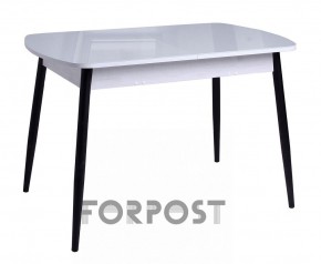 Стол раздвижной со стеклянной столешницей (BLACK, WHITE) в Губкинском - gubkinskiy.mebel-74.com | фото