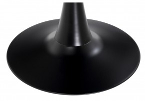 Стол стеклянный Tulip 90x74 black glass в Губкинском - gubkinskiy.mebel-74.com | фото