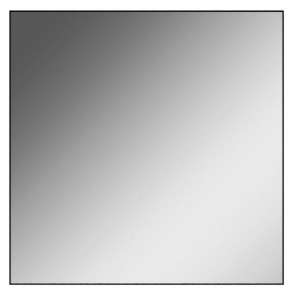 Зеркало Corsica 600х600 black без подсветки Sansa (SB1064Z) в Губкинском - gubkinskiy.mebel-74.com | фото