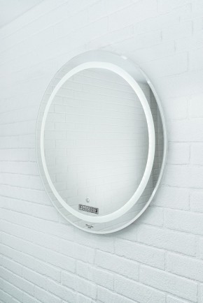 Зеркало Gia 75 white с подсветкой Sansa (SGa1044Z) в Губкинском - gubkinskiy.mebel-74.com | фото